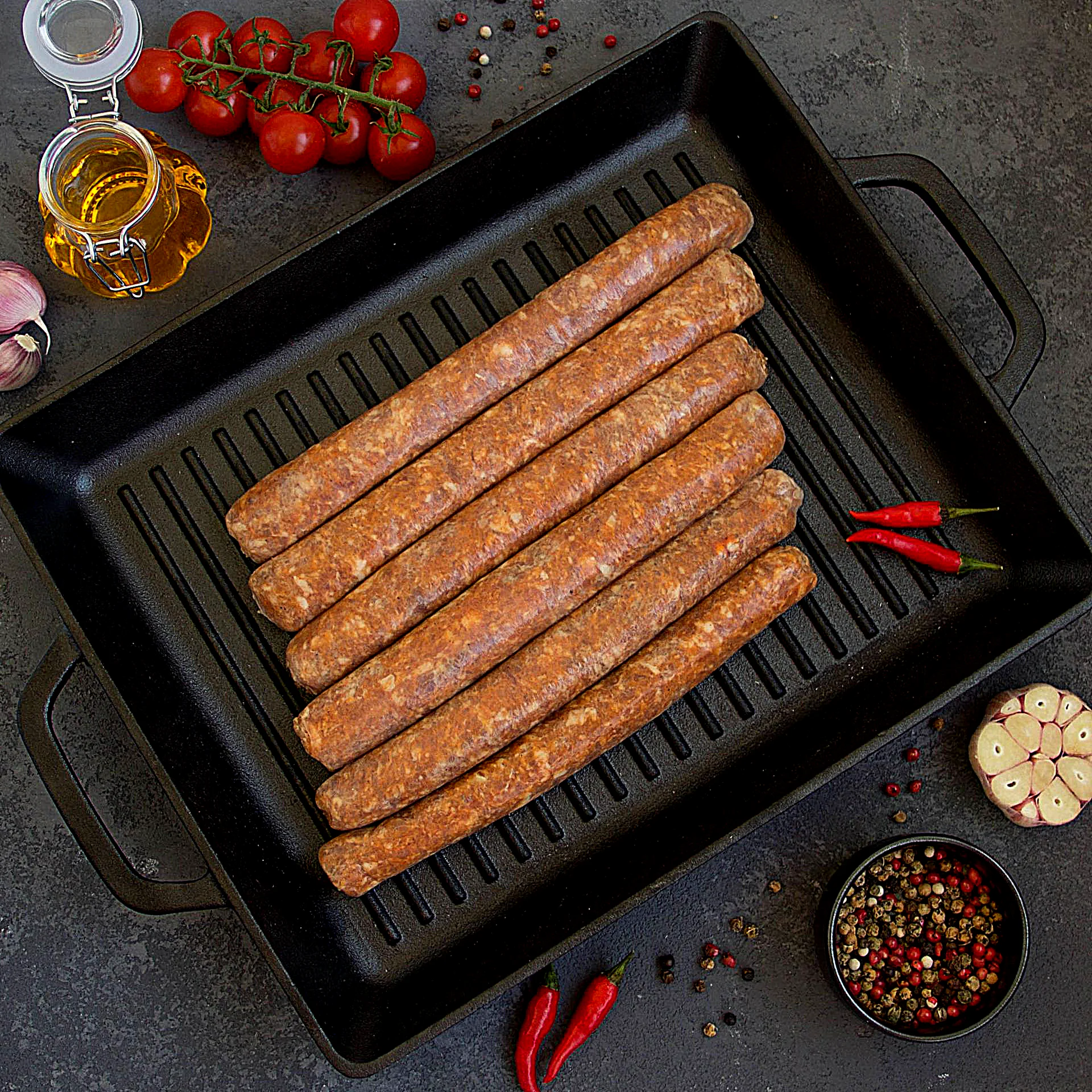 Колбаски "Сербские с паприкой" для жарки и гриля