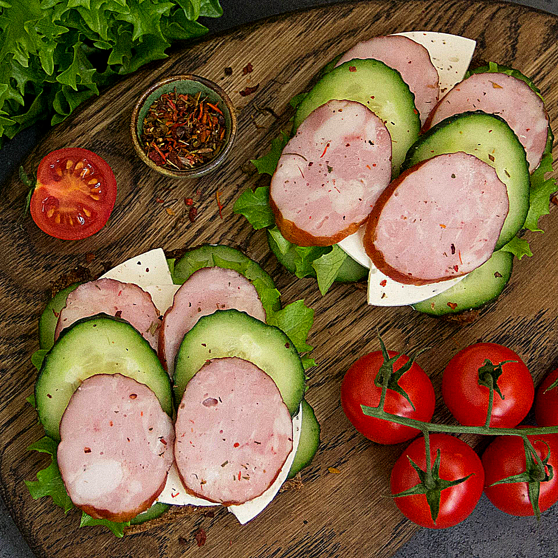 Колбаса «Краковская» свино-говяжья  варено-копченая